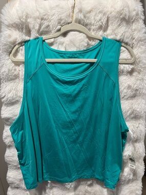 aerie Teal Athletic Tank Top